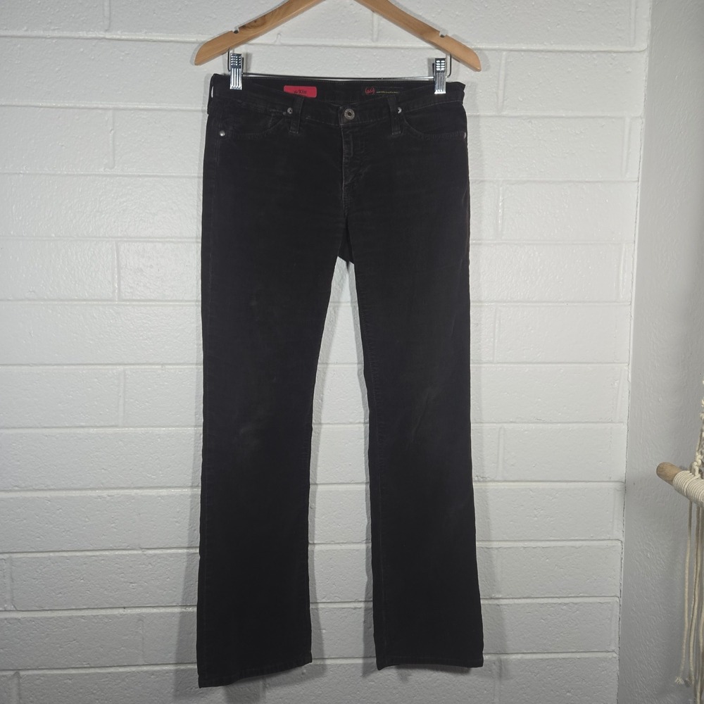 AG Adriano Goldschmied The Kiss Pants 27R Brown Corduroy Bootcut USA Classic